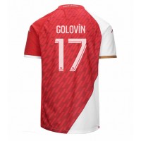 Stroje piłkarskie AS Monaco Aleksandr Golovin #17 Koszulka Podstawowej 2023-24 Krótki Rękaw